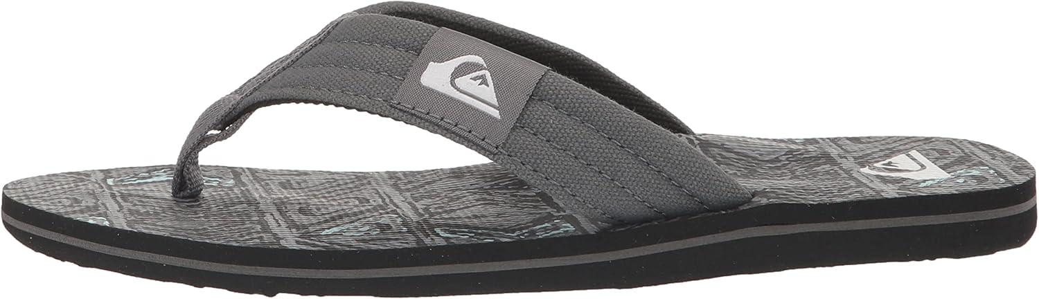 image:imageQuiksilver Boys Molokai Layback Youth SandalBlackGreyBlack