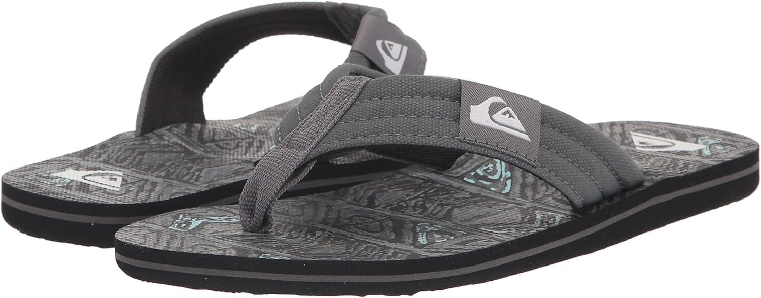 image:imageQuiksilver Boys Molokai Layback Youth SandalBlackGreyBlack