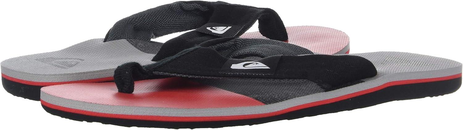 image:imageQuiksilver Boys Molokai Layback Youth SandalRedBlackGrey