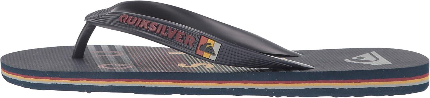 image:imageQuiksilver Boys Molokai Word Block Youth SandalBlackGreyBlack
