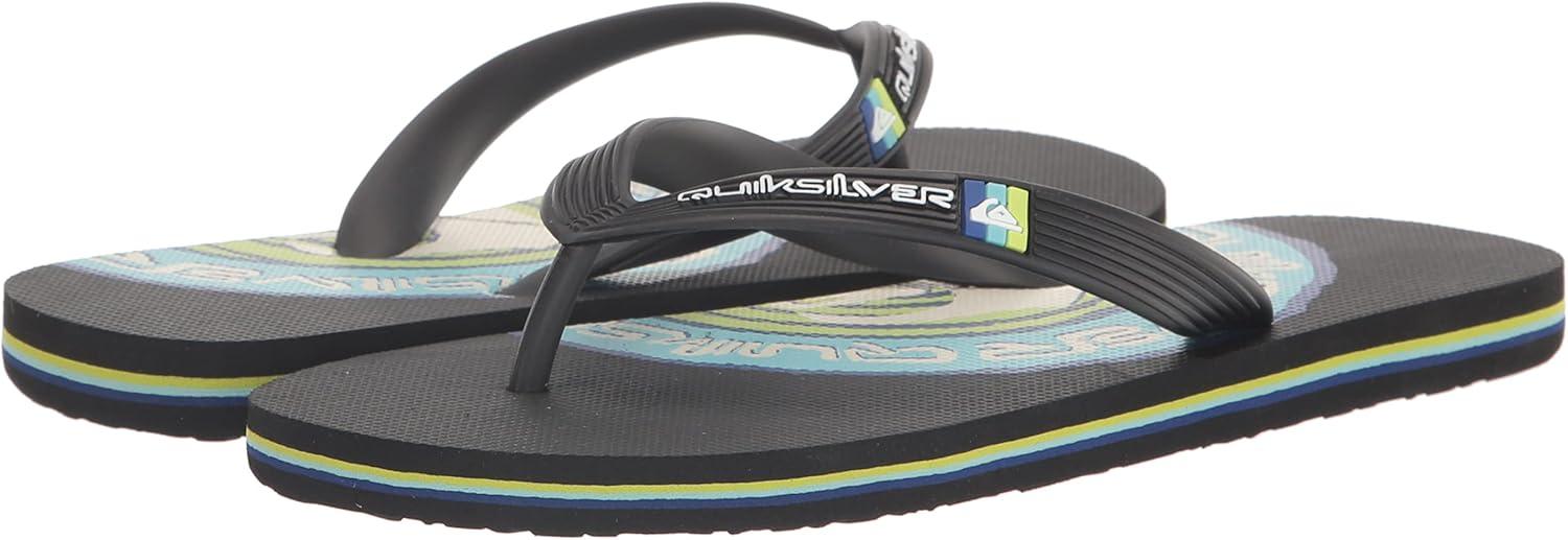 image:imageQuiksilver Boys UnisexChild Molokai Art Youth Sandal FlipFlopBlack 7