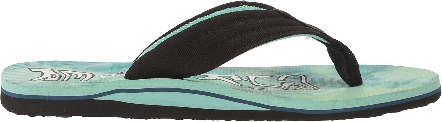 image:imageQuiksilver Boys UnisexChild Molokai Layback Ii Youth Sandal FlipFlopGreenBlueYellow