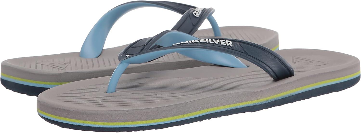 image:imageQuiksilver Mens Haleiwa Ii 3 Point Sandal FlipFlopBlueGreyBlue