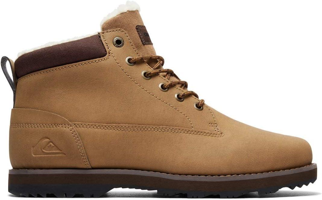 image:imageQuiksilver Mens Hitop Trainers Snow ShoeBeige Tan Solid Tkd0