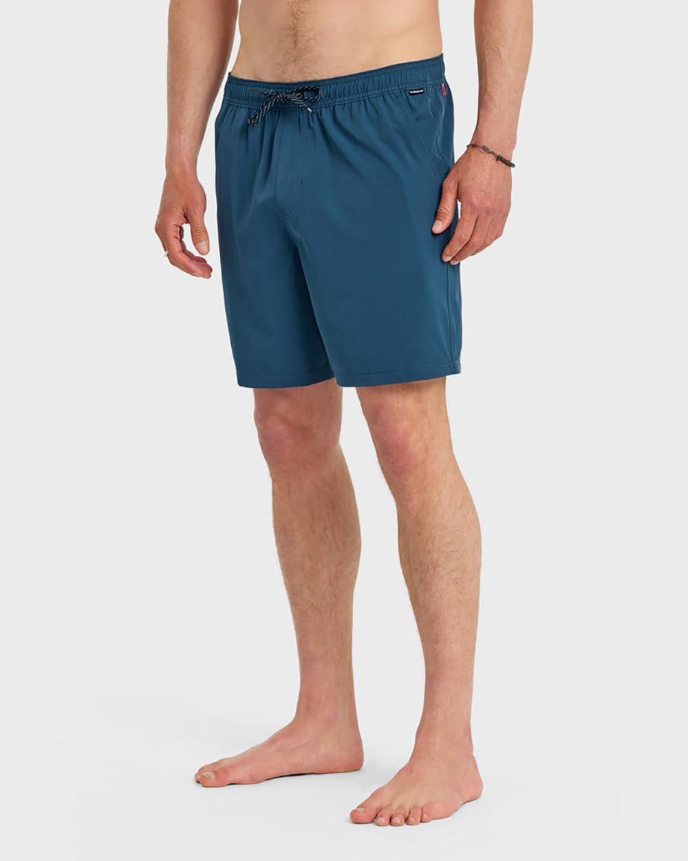 image:imageQuiksilver Mens Taxer Amphibian 18 Hybrid ShortsDark Denim