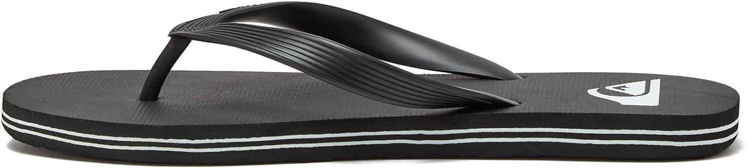 image:imageQuiksilver Molokai Flip Flops for Men Athletic Mens Sandals Size 6 to 16 Thong Mens Slides BlackBlackWhite 15