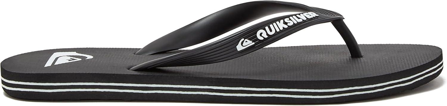 image:imageQuiksilver Molokai Flip Flops for Men Athletic Mens Sandals Size 6 to 16 Thong Mens Slides BlackBlackWhite 15