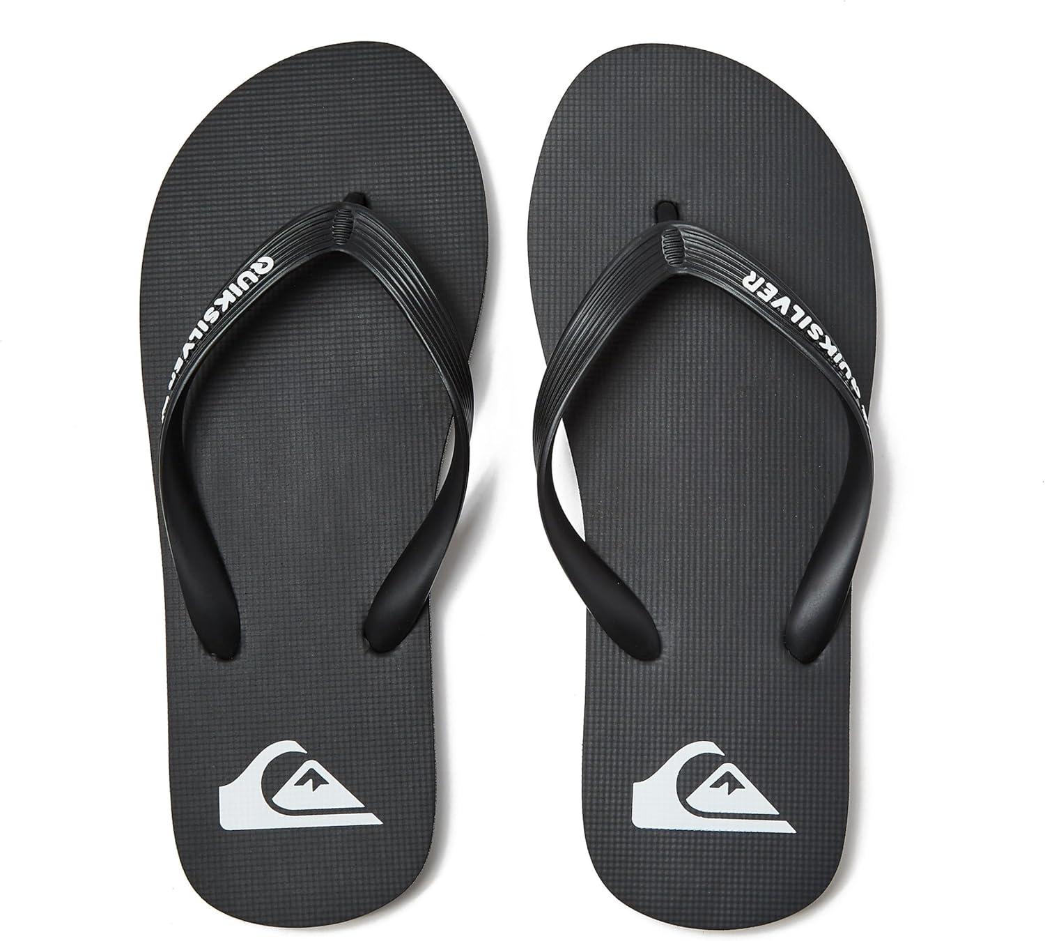 image:imageQuiksilver Molokai Flip Flops for Men Athletic Mens Sandals Size 6 to 16 Thong Mens Slides BlackBlackWhite 15