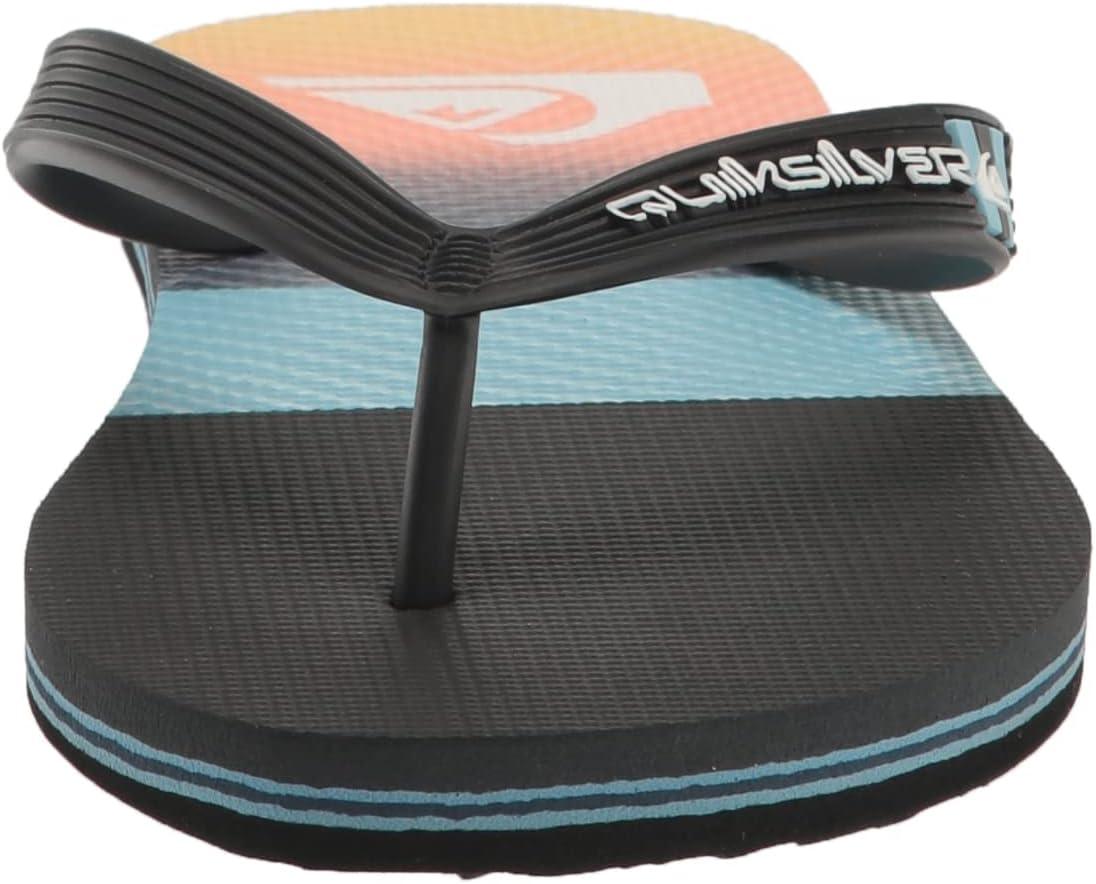image:imageQuiksilver boys Unisexchild Molokai Panel Youth SandalBlackOrangeGrey