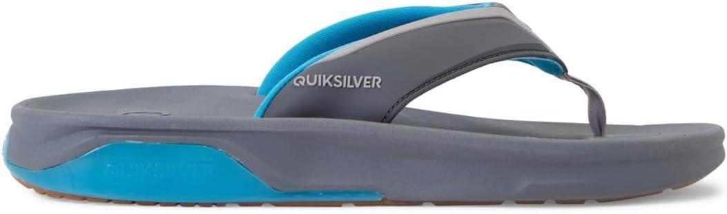 image:imageQuiksilver mens Mathodic Recovery Flip Flop SandalGrey Grey Blue