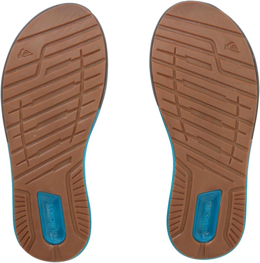 image:imageQuiksilver mens Mathodic Recovery Flip Flop SandalGrey Grey Blue
