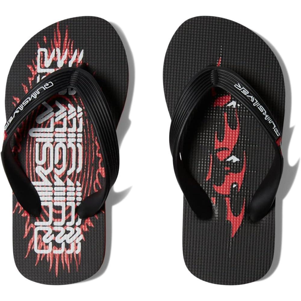 image:imageQuiksilver Boys Molokai Art Flip Flop YouthBlack 8 233