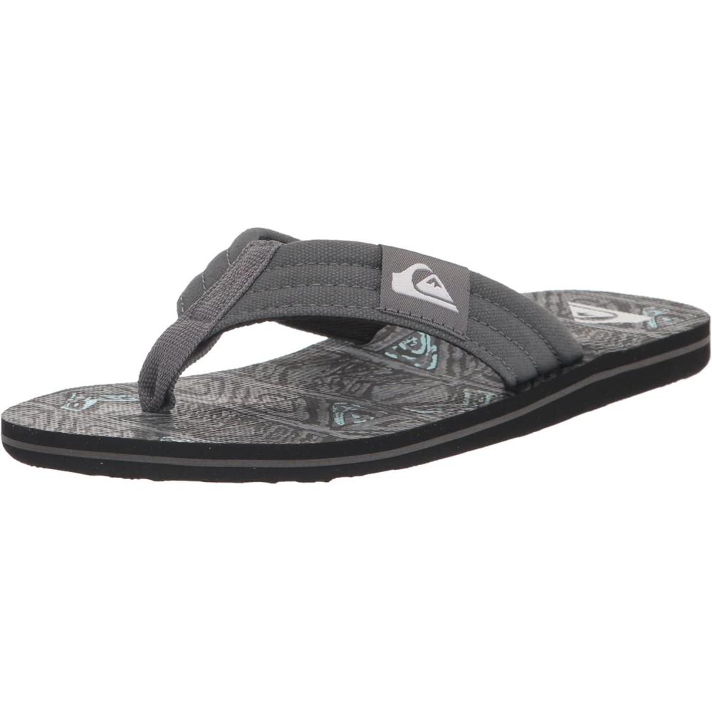 image:imageQuiksilver Boys Molokai Layback Youth SandalBlackGreyBlack