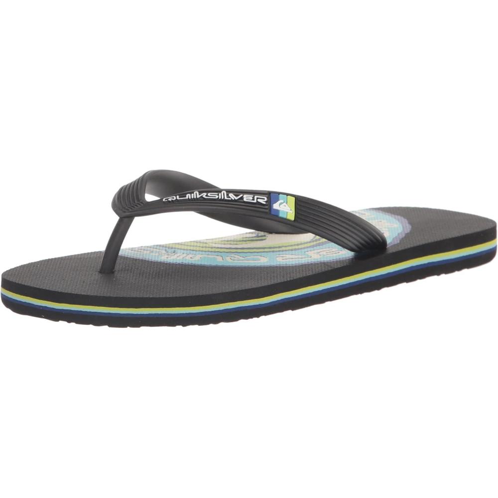image:imageQuiksilver Boys UnisexChild Molokai Art Youth Sandal FlipFlopBlack 7