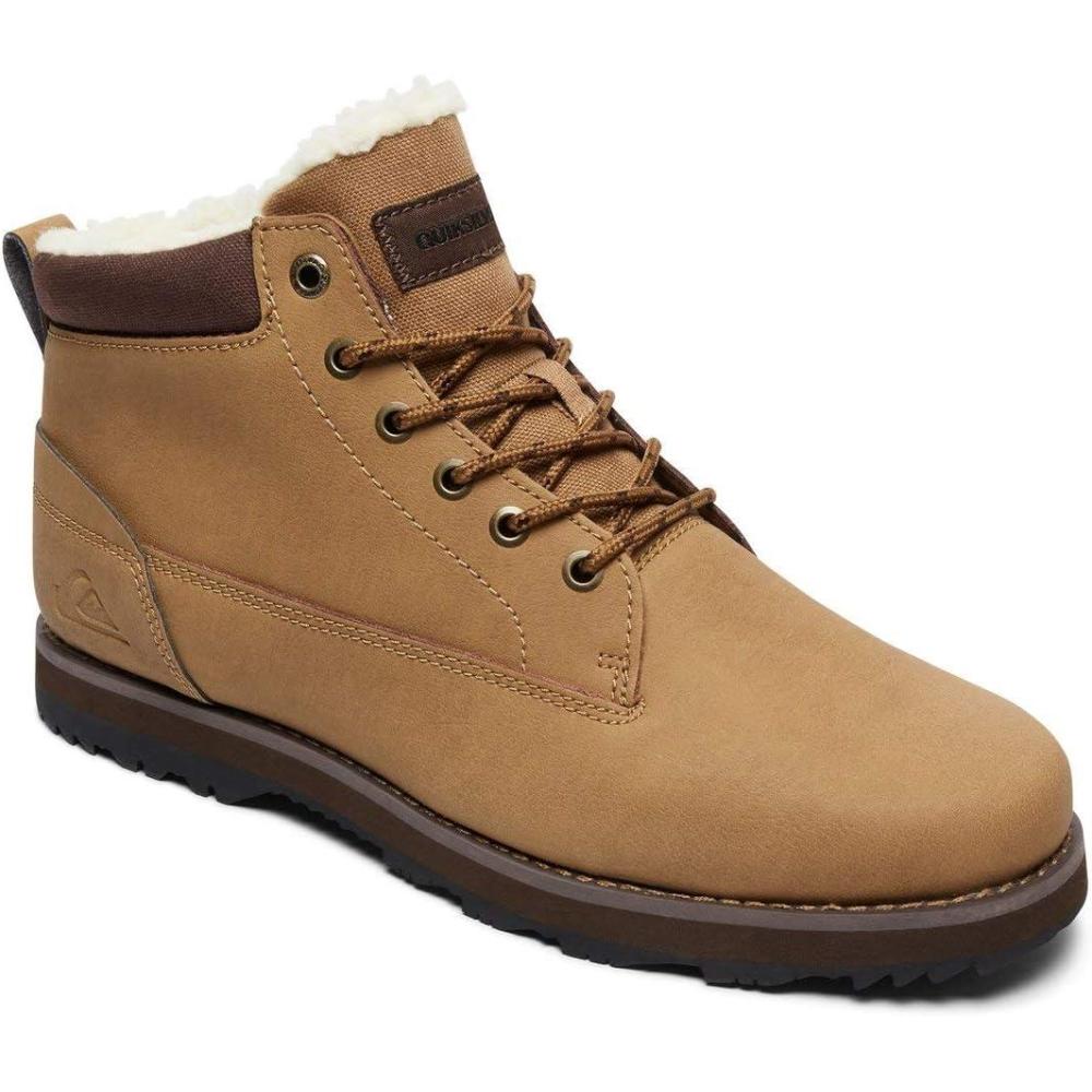 image:imageQuiksilver Mens Hitop Trainers Snow ShoeBeige Tan Solid Tkd0