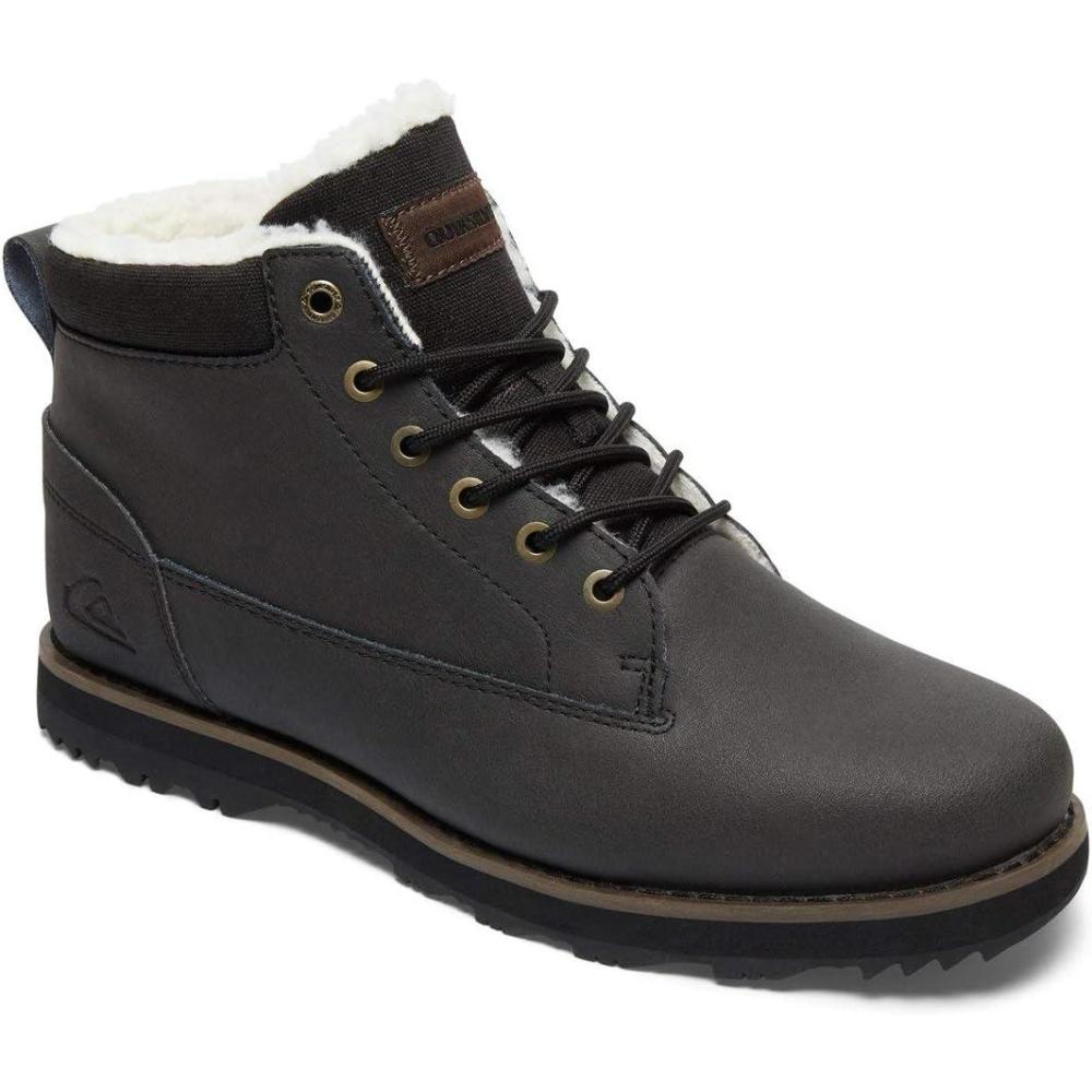 image:imageQuiksilver Mens Hitop Trainers Snow ShoeBlack Solid Black Sbkm