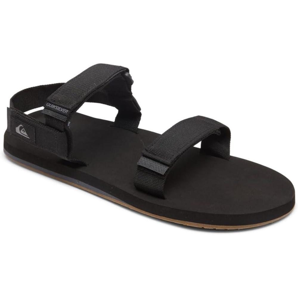 image:imageQuiksilver Mens Monkey Caged Youth SandalBlack Black Grey Brown Xksc