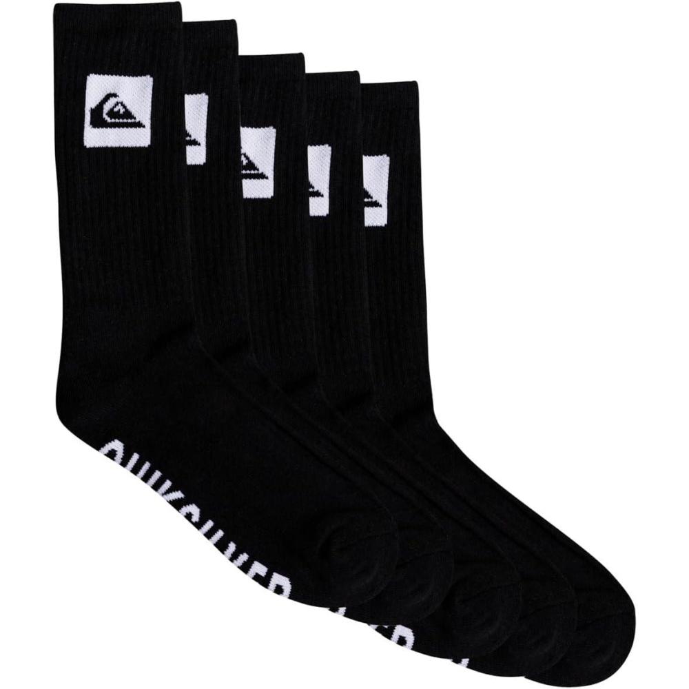 image:imageQuiksilver Quik Mens Casual Socks Assorted Colours One Size Black Taille unique