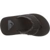 Quiksilver Boys’ Flip Flop Sandals(Black/Black/Brown)