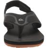 Quiksilver Boy’s Mathodic Recovery a/T Heel Strap Flip Flop Athletic Sandal Toddler(Black 1 233)
