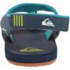 Quiksilver Boy’s Mathodic Recovery a/T Heel Strap Flip Flop Athletic Sandal Toddler(Blue 1 233)