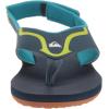 Quiksilver Boy’s Mathodic Recovery a/T Heel Strap Flip Flop Athletic Sandal Toddler(Blue 1 233)