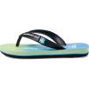 Quiksilver Boy’s Molokai Art Flip Flop Youth(Blue/Blue/Green 233)