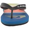 Quiksilver Boy’s Molokai Art Flip Flop Youth(Blue/Yellow/Blue 233)