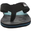 Quiksilver Boy’s Molokai Layback Youth Flip Flop Sandals(Black 4)