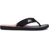 Quiksilver Boy’s Molokai Layback Youth Sandal(Black/Black/Orange)