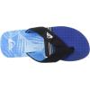 Quiksilver Boy’s Molokai Layback Youth Sandal(Black/Blue/Black)