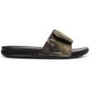 Quiksilver Boy’s Unisex-Child Bright Coast Glow Youth Adjustable Slide Sandal(Green/Brown/Black)
