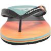 Quiksilver Boy’s Unisex-Child Molokai Art Youth Sandal Flip-Flop(Black/Orange/Grey)