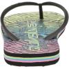 Quiksilver Boy’s Unisex-Child Molokai Art Youth Sandal Flip-Flop(Black/Pink/Blue)