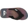 Quiksilver Boy’s Unisex-Child Molokai Layback Ii Youth Sandal Flip-Flop(Black/Orange/Grey)