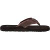 Quiksilver Men’s Flip Flop Sandals , Brown Sole Black Upper Brown , 8 US