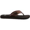 Quiksilver Men’s Flip Flop Sandals , Brown Sole Black Upper Brown , 8 US