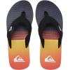 Quiksilver Men’s Flip Flop(Black Black Orange)