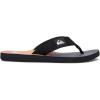 Quiksilver Men’s Flip Flop(Black Black Orange)