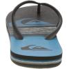 Quiksilver Mens Flip Flop(Black Blue Black)