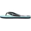 Quiksilver Mens Flip Flop(Black Blue Grey)