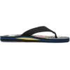 Quiksilver Men’s Flip Flop(Black Blue Pink)