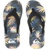 Quiksilver Men’s Flip Flop(Black Blue Pink)