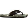 Quiksilver Men’s Flip Flop(Black Brown Green)