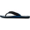 Quiksilver Men’s Flip Flop(Black White Blue)