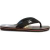 Quiksilver Men’s Flip Flop(Black Yellow)