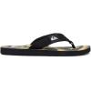 Quiksilver Men’s Flip Flop(Black Yellow Green)