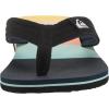 Quiksilver Men’s Flip Flop(Black/Black/Blue)