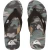 Quiksilver Men’s Flip Flop(Black/Green)