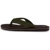 Quiksilver Men’s Flip Flop(Brown Brown Green)